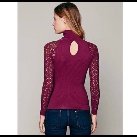 New Free People Intimates Mock Neck Top M/L - Picture 5 of 9